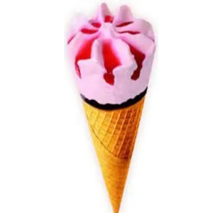 strawberry cone ice cream